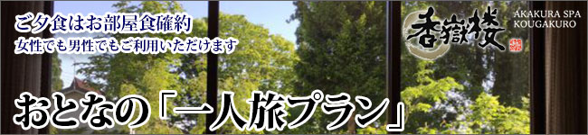 おとなの一人旅プラン